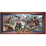 The United States Marine Corps (USMC) Stained Glass Wall Decor Art Gift